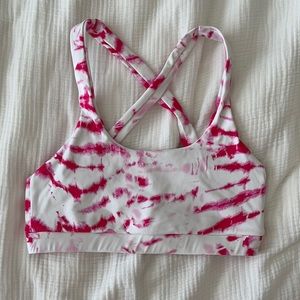 tie dye x back crop; celestine from carbon38